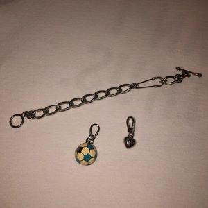 Juicy Couture Bracelet w/ 2 Charms